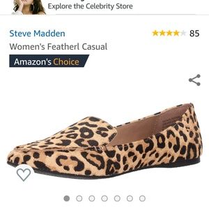 Steve Madden leopard flats